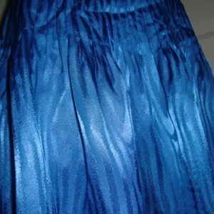 Unique Blue Zebra designed Skater Skirt